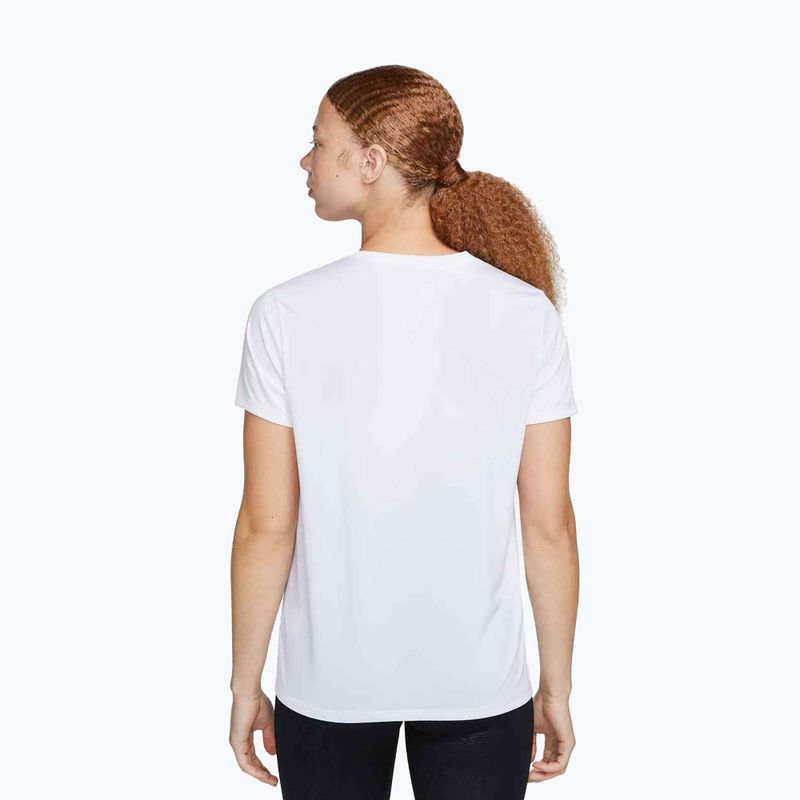 Dámske tréningové tričko Nike Dri-Fit white/black 3
