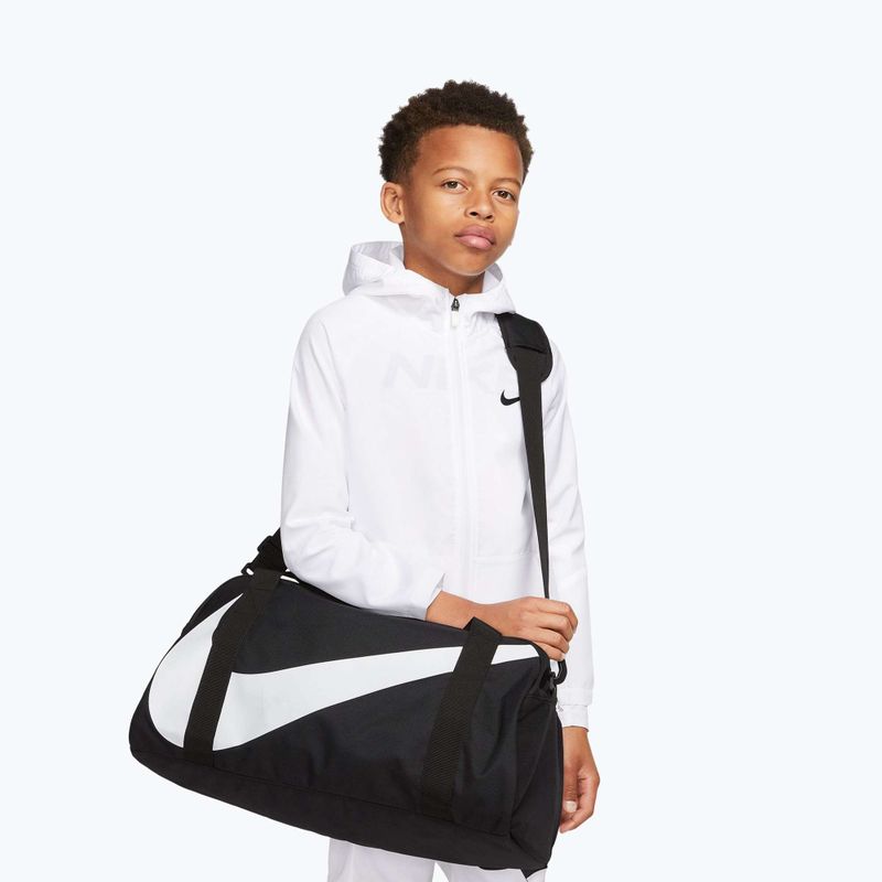 Detská tréningová taška Nike Gym Club 25 l black/black/white 10