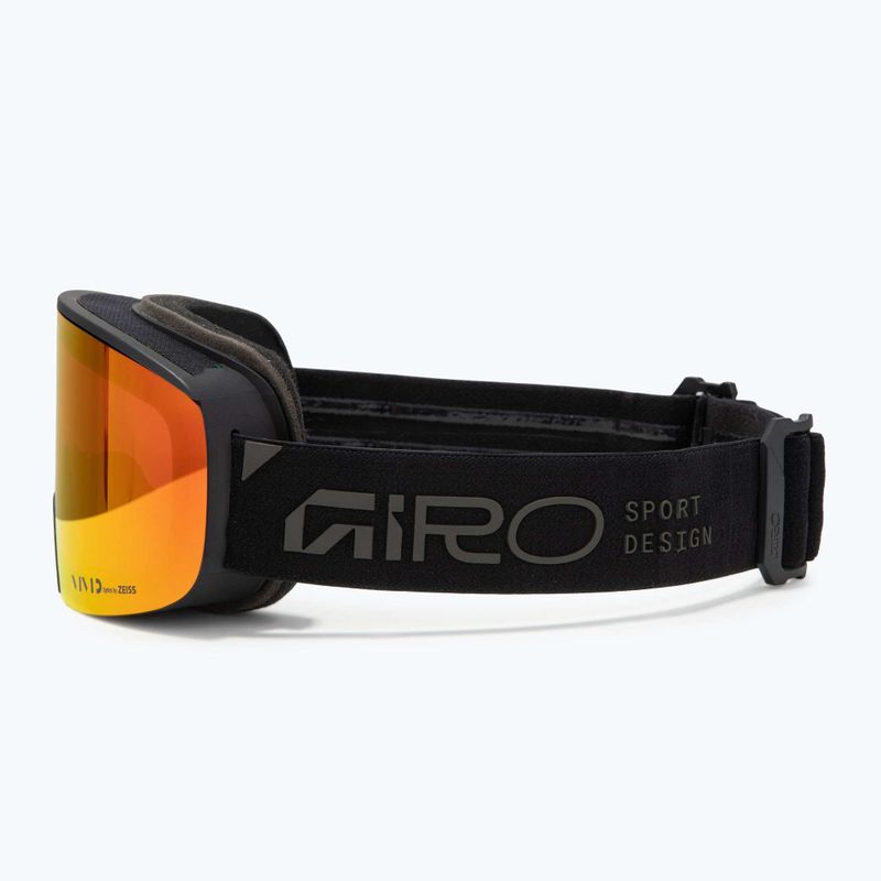 Lyžiarske okuliare Giro Axis black stacked/vivid ember/vivid infrared 5