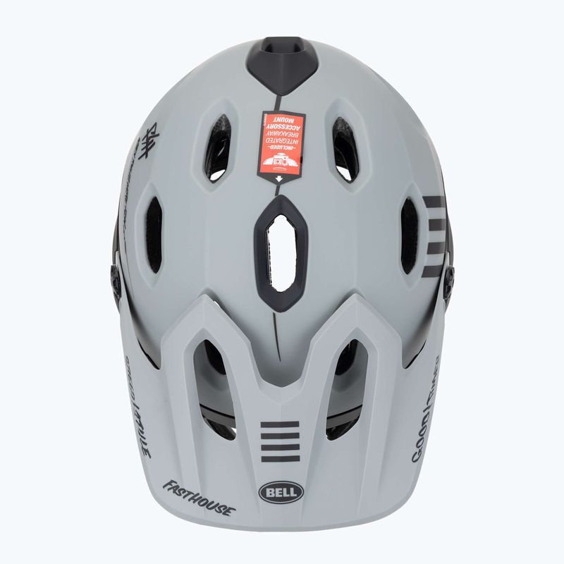 Cyklistická prilba Bell FF Super DH MIPS Spherical matte gray/black 6