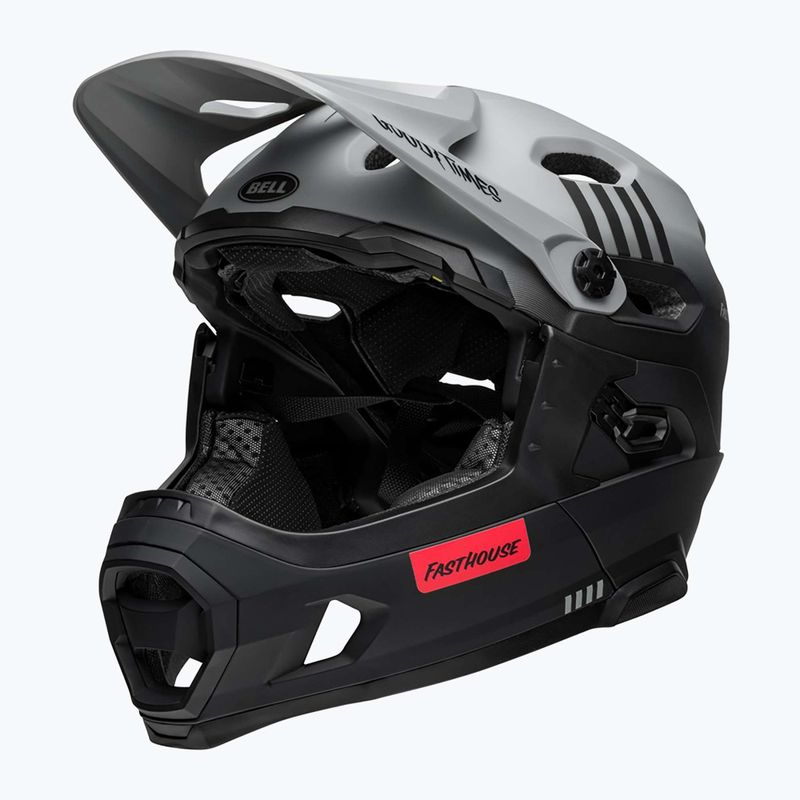 Cyklistická prilba Bell FF Super DH MIPS Spherical matte gray/black 11