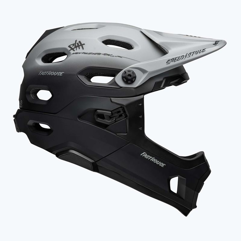 Cyklistická prilba Bell FF Super DH MIPS Spherical matte gray/black 12