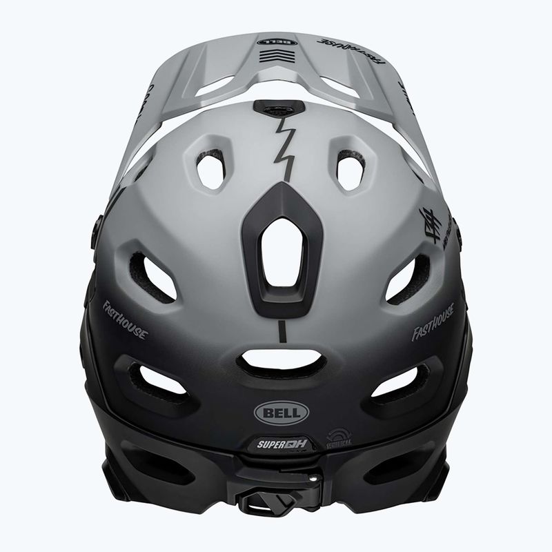 Cyklistická prilba Bell FF Super DH MIPS Spherical matte gray/black 14