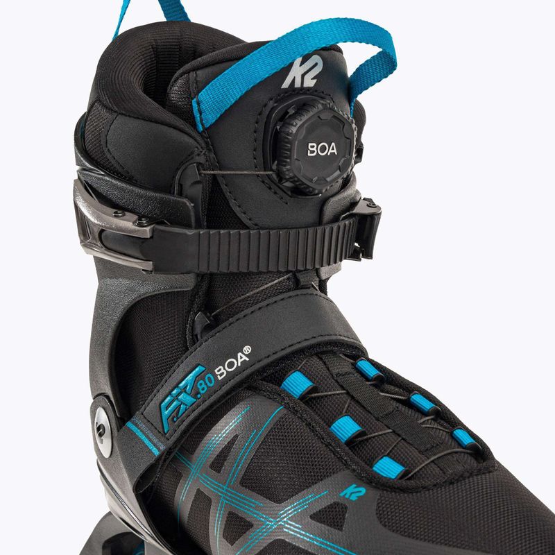 Pánske kolieskové korčule K2 F.I.T. 8 Pro black/blue 3H/11/75 5
