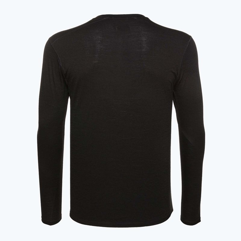 Pánska termoaktívna mikina Smartwool Classic All-Season Merino Baselayer Boxed black 4