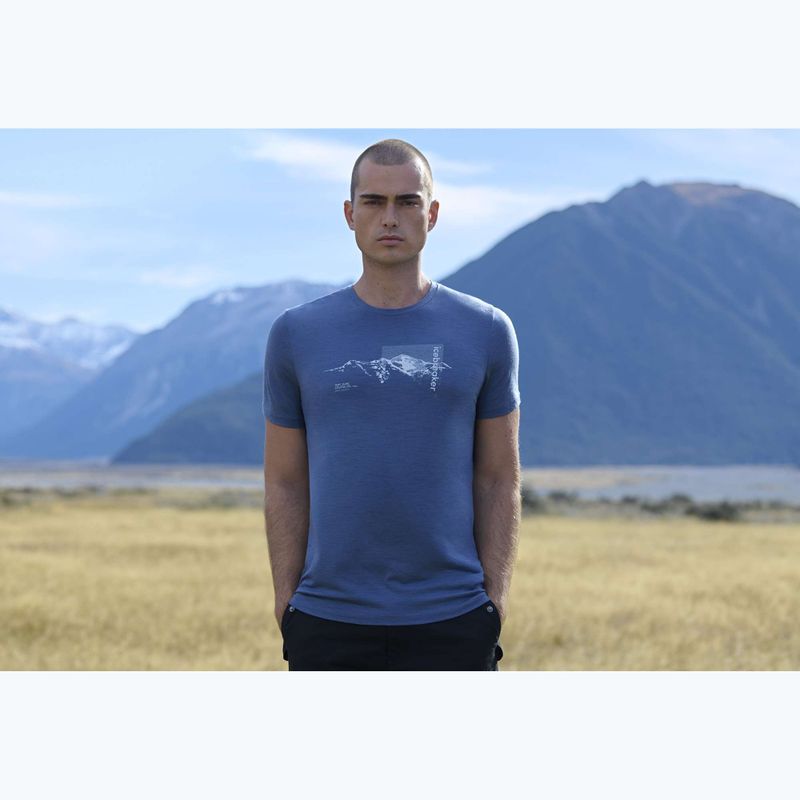 Pánske termo tričko Icebreaker Merino 150 Tech Lite Pure Altitude Dawn 8