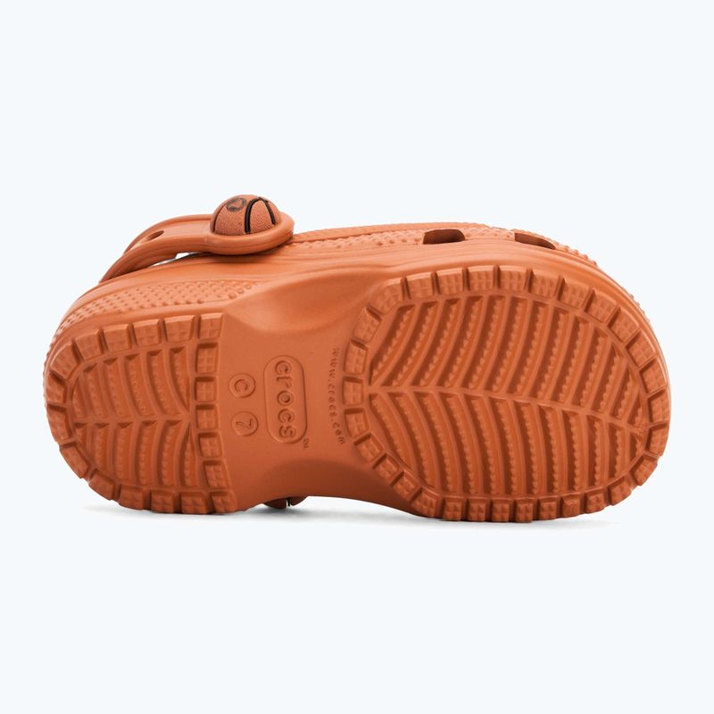 Detské nazúvaky Crocs Classic Basketball Clog Toddler sienna 5