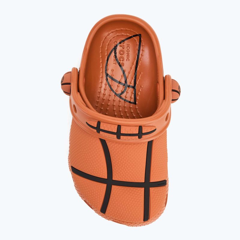 Detské nazúvaky Crocs Classic Basketball Clog Toddler sienna 6