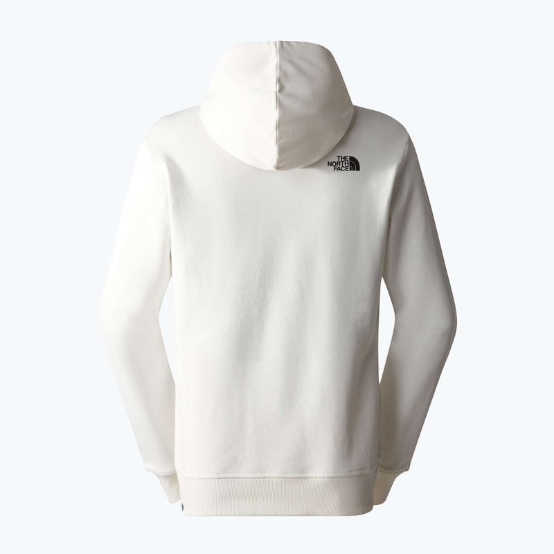 Pánska mikina The North Face Standard Hoodie gardenia white/coal brown water distortion print 5