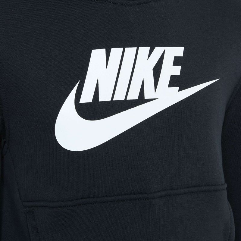 Detská mikina Nike Club Fleece Hoodie black/white 10
