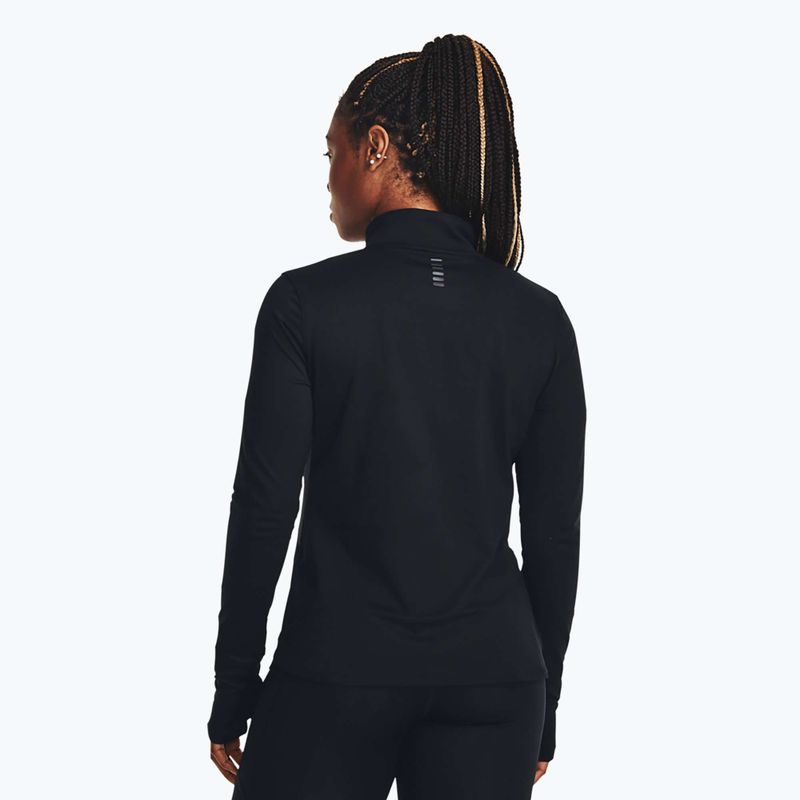 Dámske bežecké tričko s dlhým rukávom Under Armour Launch Pro Half Zip black/reflective 3