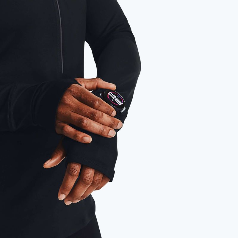 Dámske bežecké tričko s dlhým rukávom Under Armour Launch Pro Half Zip black/reflective 5