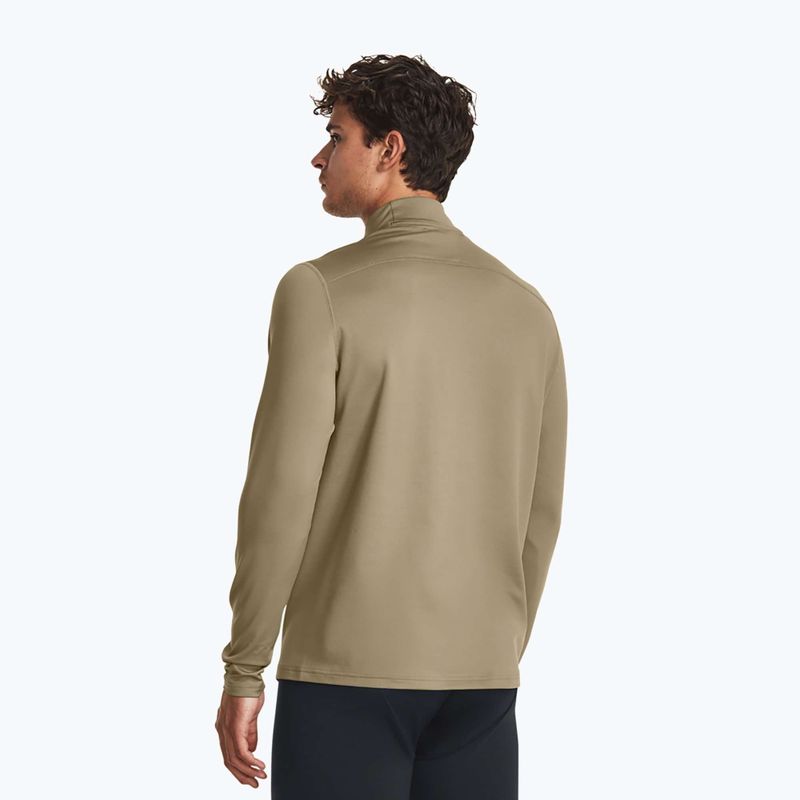 Pánske tričko longsleeve Under Armour Tactical Mock CGI Base federal tan/black 3