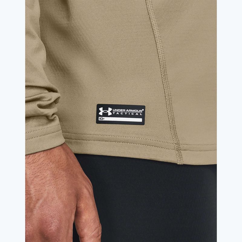 Pánske tričko longsleeve Under Armour Tactical Mock CGI Base federal tan/black 4