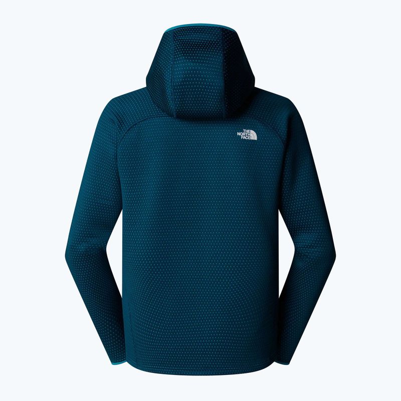 Pánska trekingová mikina The North Face Vertical Thermal FZ Hoodie midnight petrol 5