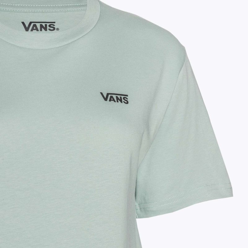 Dámske tričko Vans s logom na ľavej strane hrude šedá hmla 3