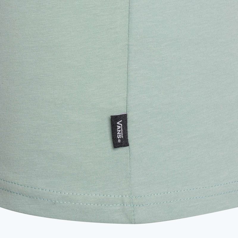 Dámske tričko Vans s logom na ľavej strane hrude šedá hmla 4