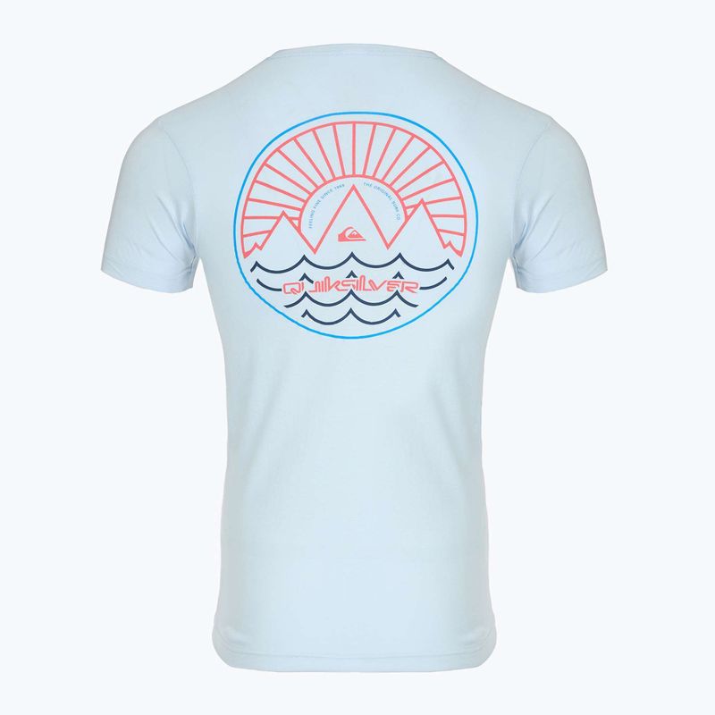 Pánske tričko Quiksilver Summit Sunset blue/red combo 2