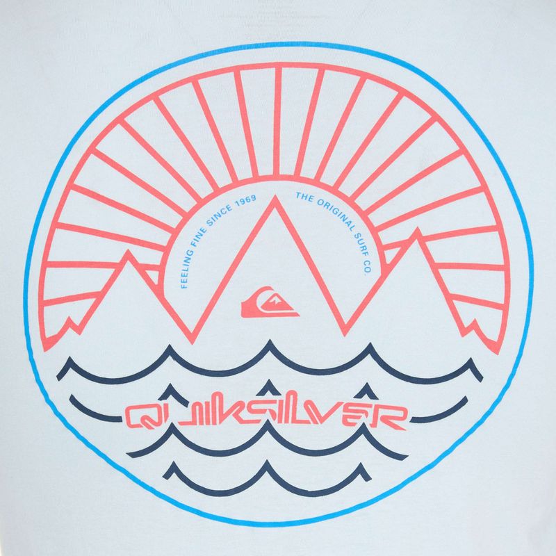 Pánske tričko Quiksilver Summit Sunset blue/red combo 3