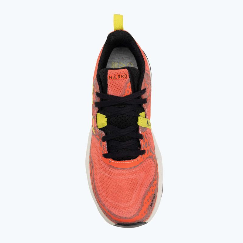 Dámske bežecké topánky New Balance Fresh Foam X Hierro v8 orange/white/yellow 5