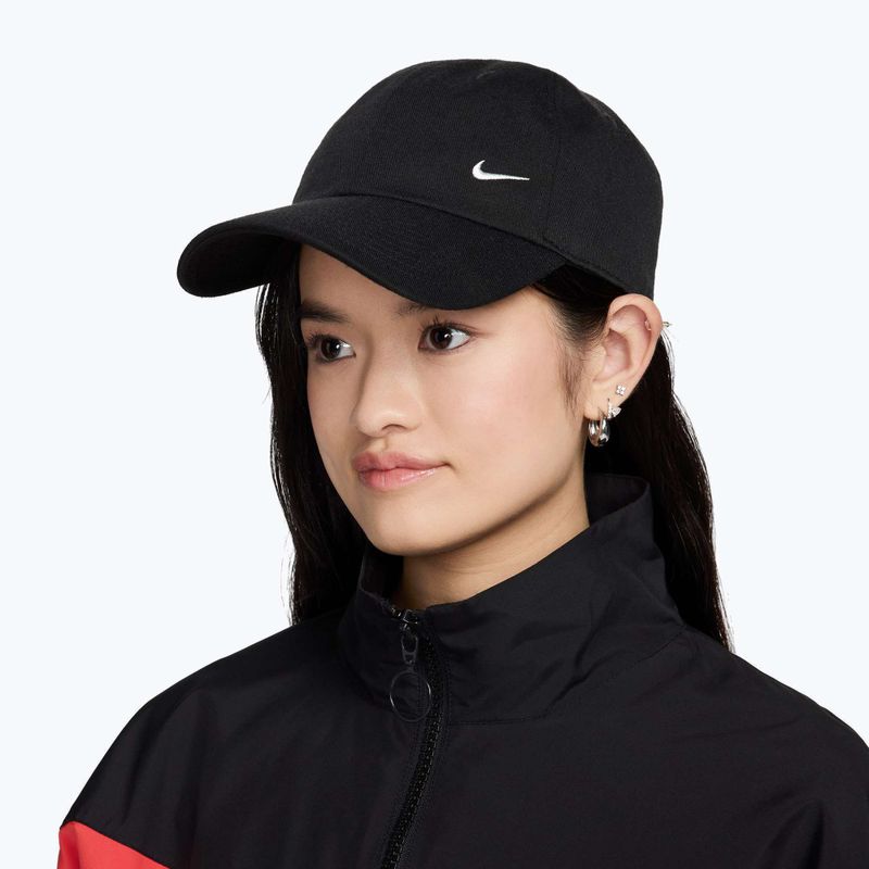 Šiltovka Nike Club Unstructured black/sail 5