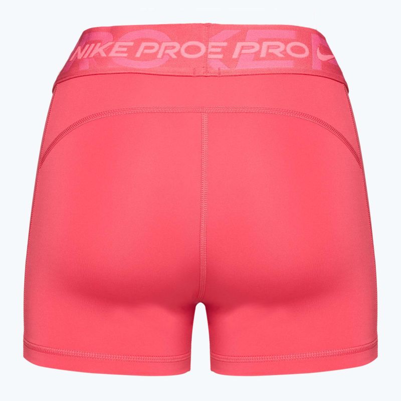 Dámske tréningové šortky Nike Pro Mid Rise 3" aster pink/pinksicle/hot punch/white 2