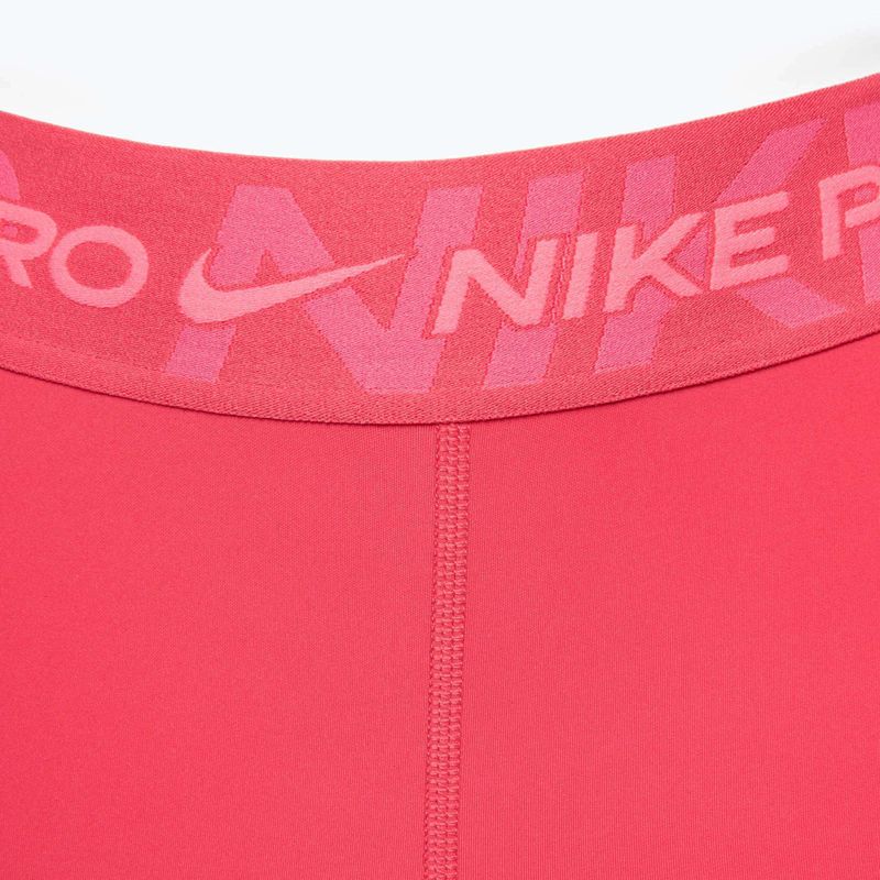 Dámske tréningové šortky Nike Pro Mid Rise 3" aster pink/pinksicle/hot punch/white 3