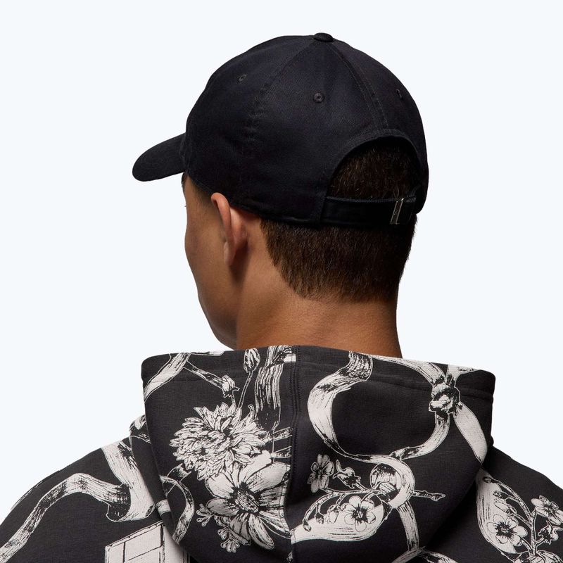 Šiltovka Jordan Club Unstructured Curved-Bill black/black 6