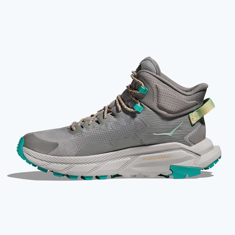 Pánska turistická obuv HOKA Trail Code GTX galactic grey/electric aqua 11