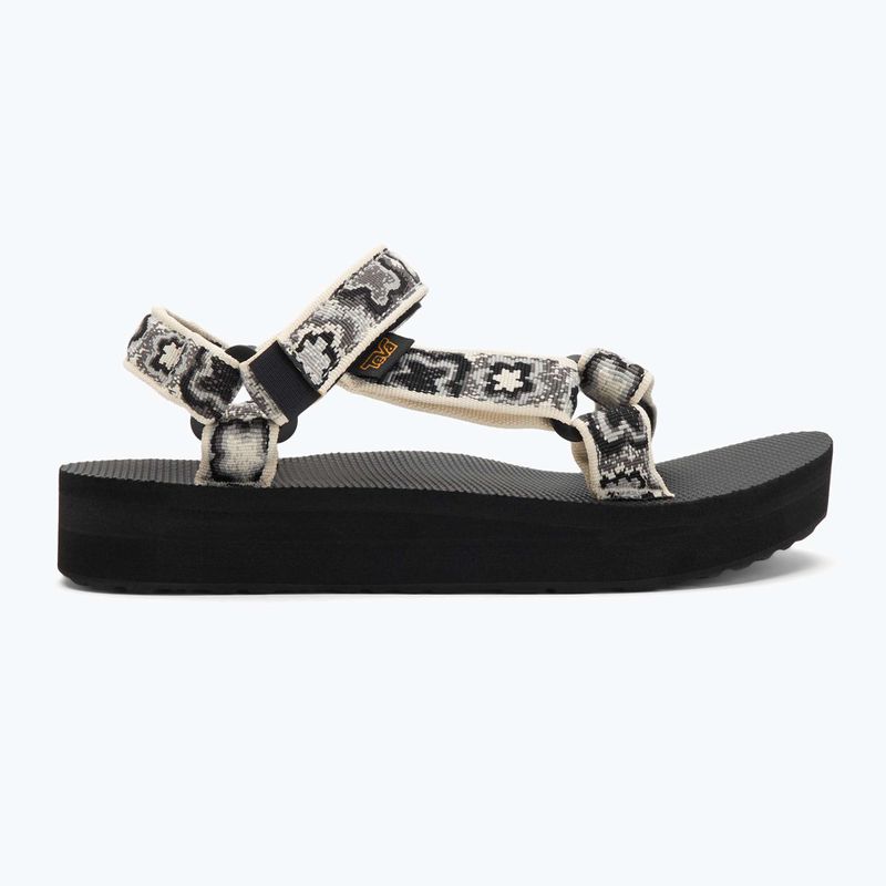 Dámske sandále Teva Midform Universal neon floweral black / white 2