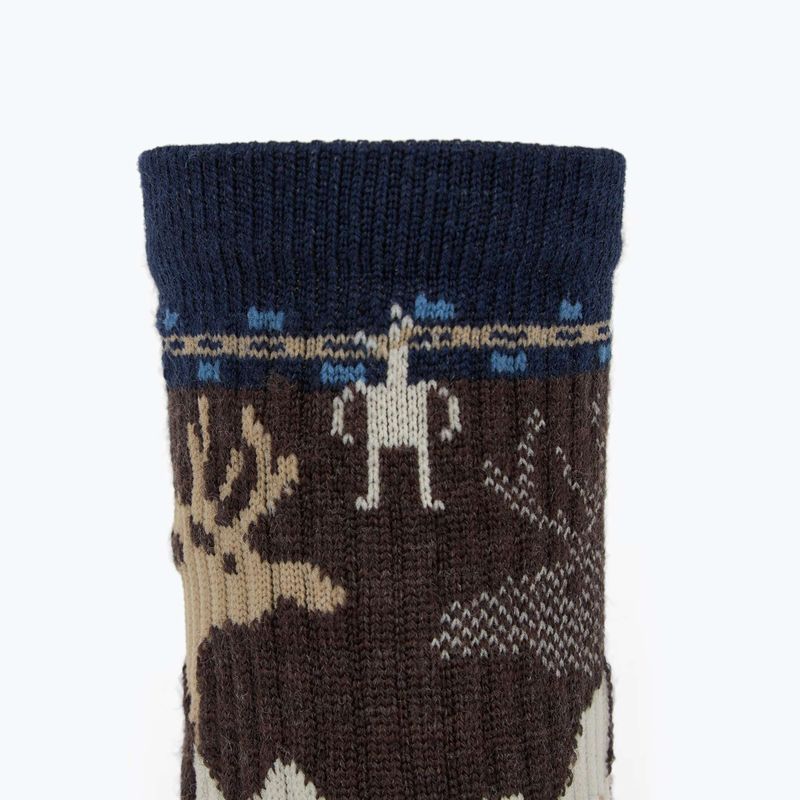 Ponožky Smartwool Hike Light Cushion Mid Crew gaštanové 3