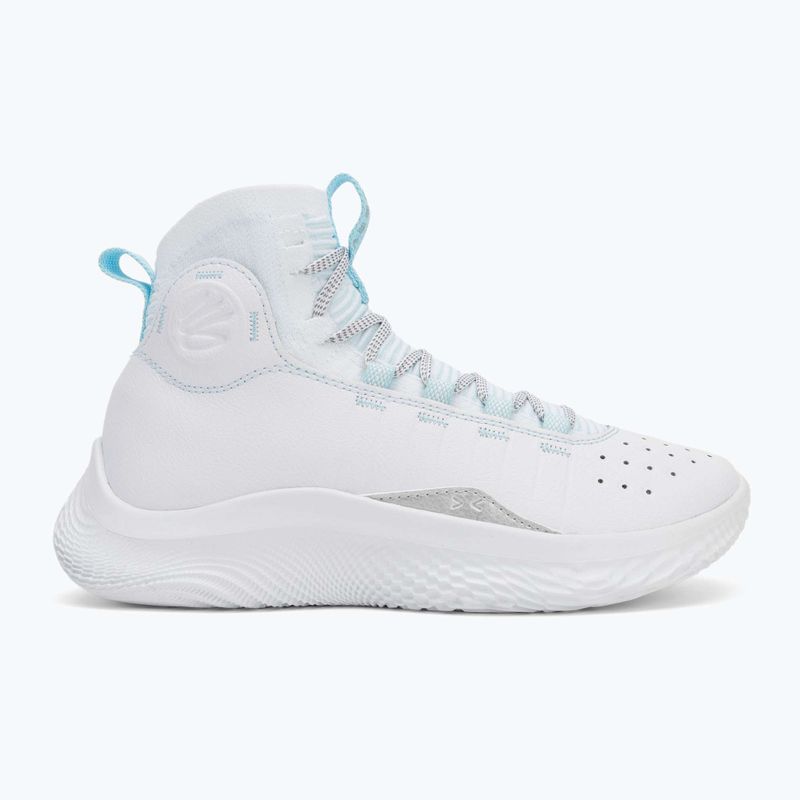 Basketbalová obuv Under Armour CURRY 4 FLOTRO white/stream/metallic silver 2