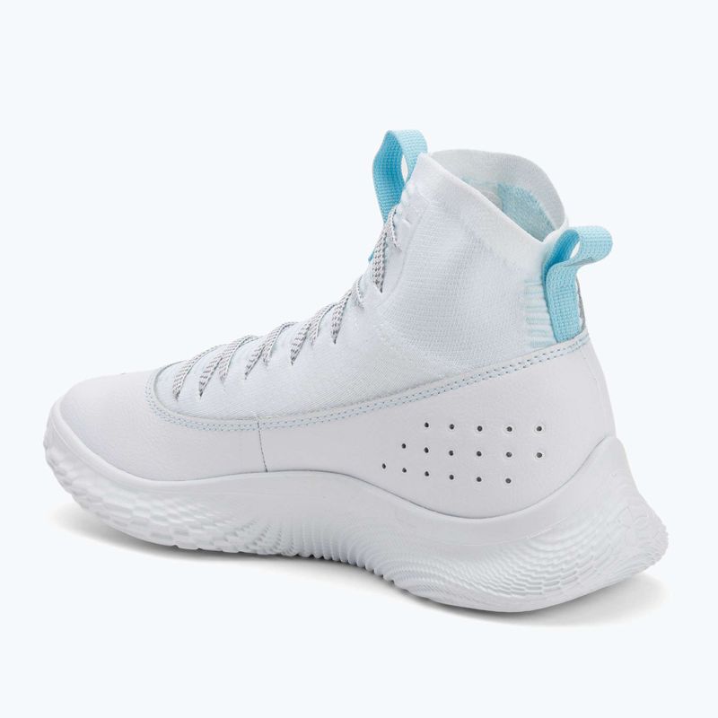 Basketbalová obuv Under Armour CURRY 4 FLOTRO white/stream/metallic silver 3
