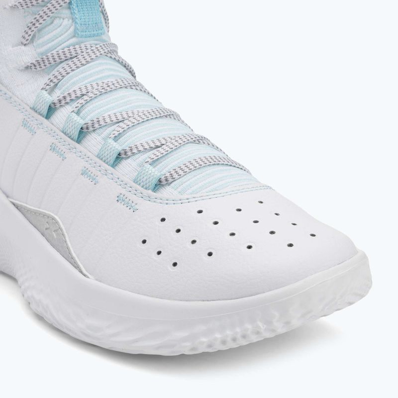 Basketbalová obuv Under Armour CURRY 4 FLOTRO white/stream/metallic silver 7
