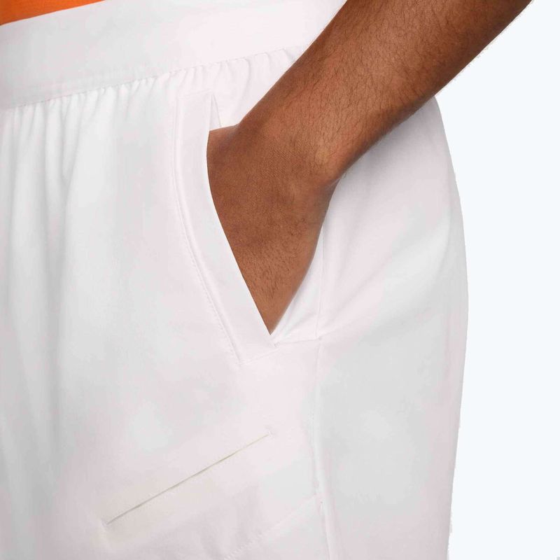 Pánske tenisové šortky Nike Court Dri-Fit Advantage 6" white/black 5