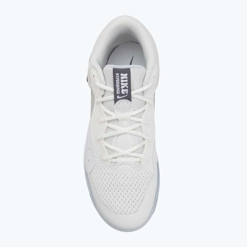 Volejbalové topánky Nike Hyperquick Court Flight SE summit white/metallic silver/pure platinum 5