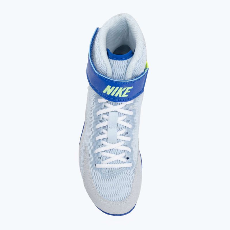 Detské zápasnícke topánky Nike Speedsweep VIII GS blue tint/hyper royal/lime blast/white 5