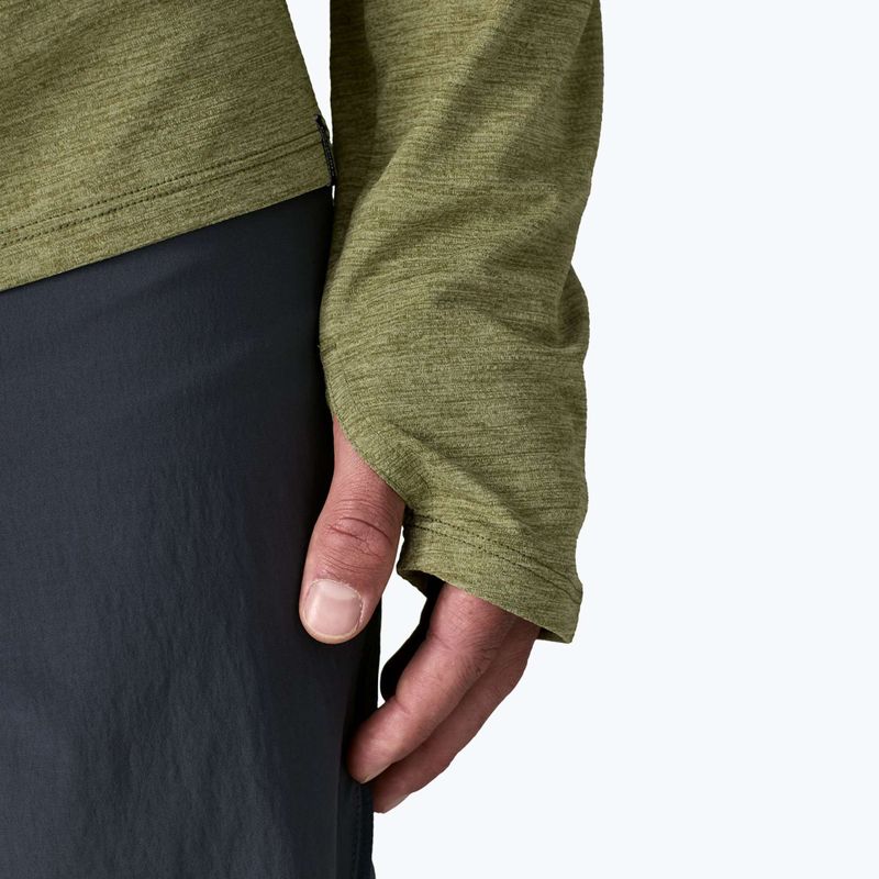 Pánske tričko longsleeve Patagonia Capilene Cool Sun caper green/buckhorn green x-dye 6
