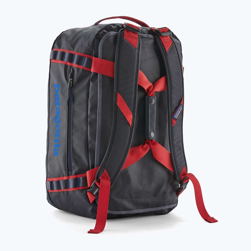 Cestovná taška Patagonia Black Hole Duffel 40 l smulder blue/amanita red 2