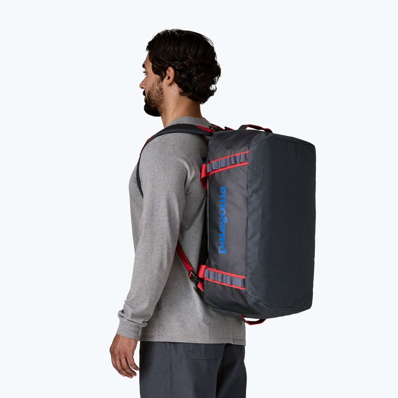 Cestovná taška Patagonia Black Hole Duffel 40 l smulder blue/amanita red 3