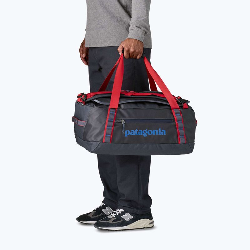 Cestovná taška Patagonia Black Hole Duffel 40 l smulder blue/amanita red 4