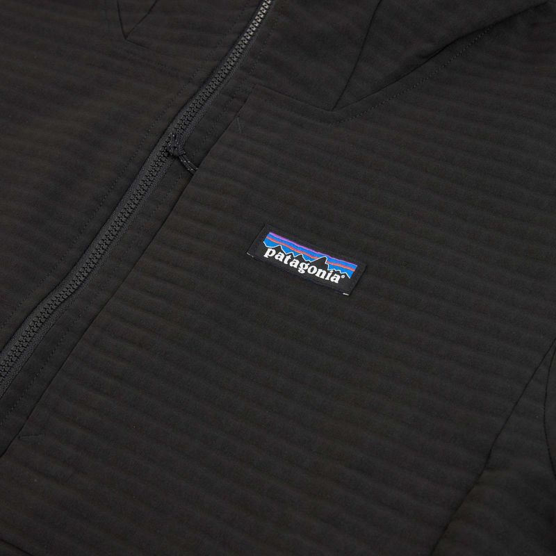 Pánska softshellová bunda Patagonia R1 TechFace Hoody black 4