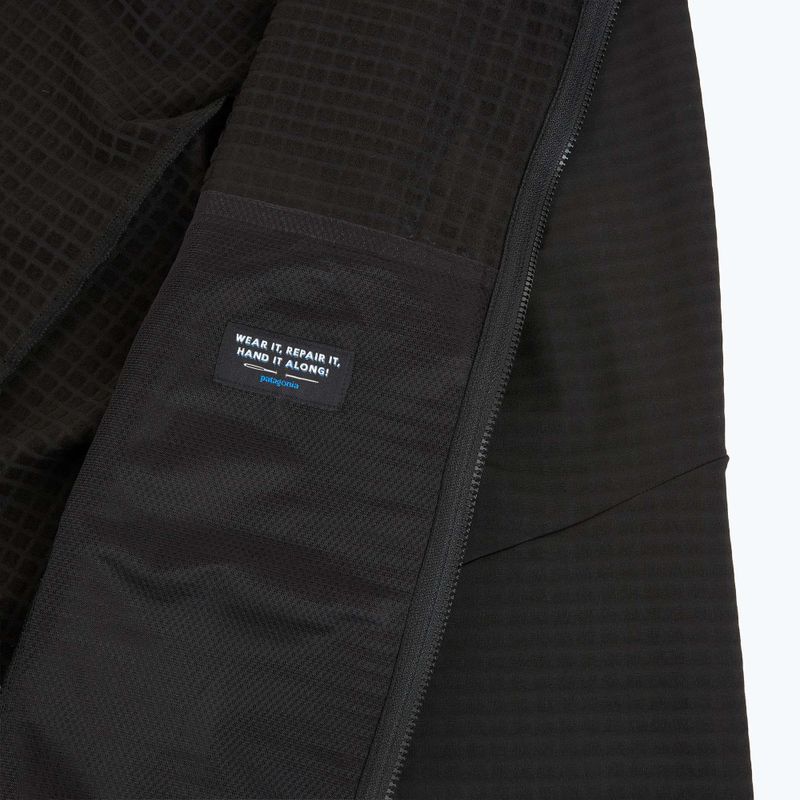 Pánska softshellová bunda Patagonia R1 TechFace Hoody black 6