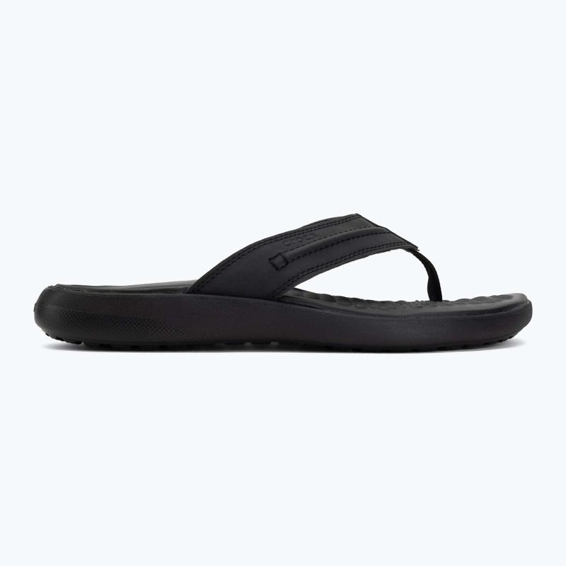 Žabky Crocs Yukon Vista II Leather black/black 2