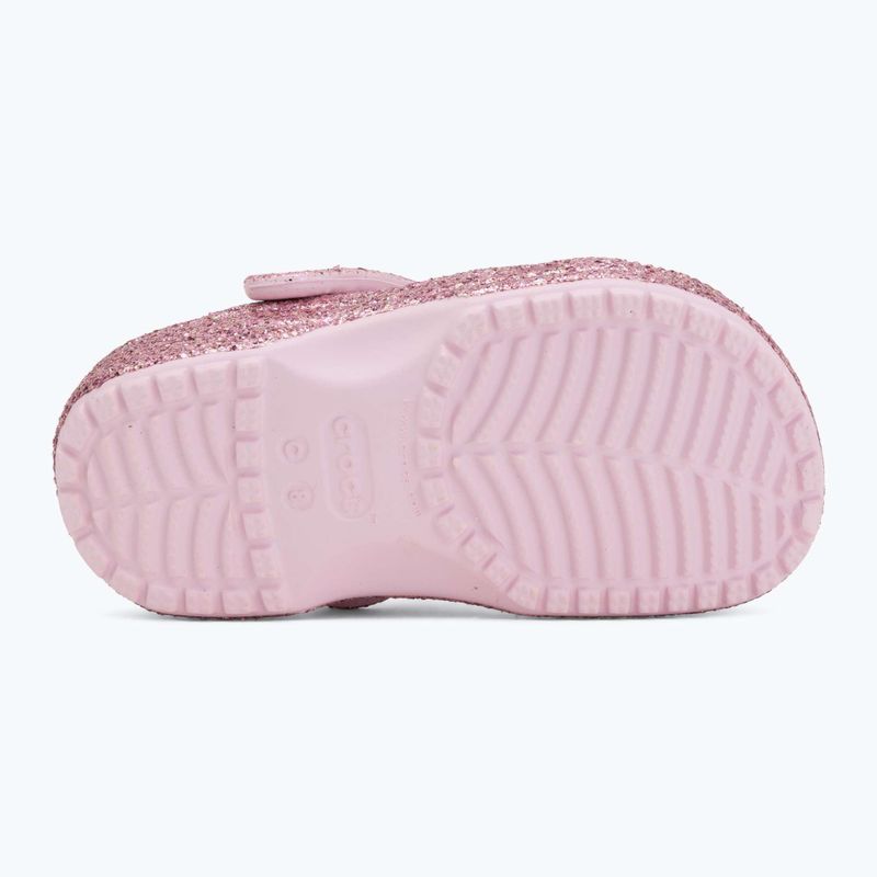 Detské šľapky Crocs Classic Chunky Glitter 211940 pink milk 5