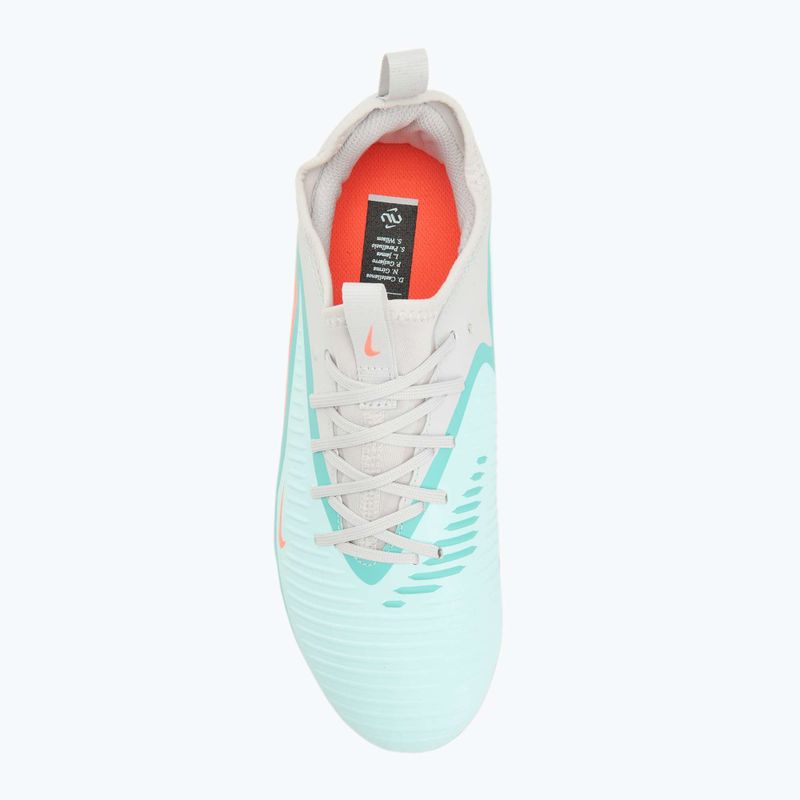 Pánske kopačky Nike United Phantom 6 Low Academy Jr FG/MG pistachio frost/hyper orange 5