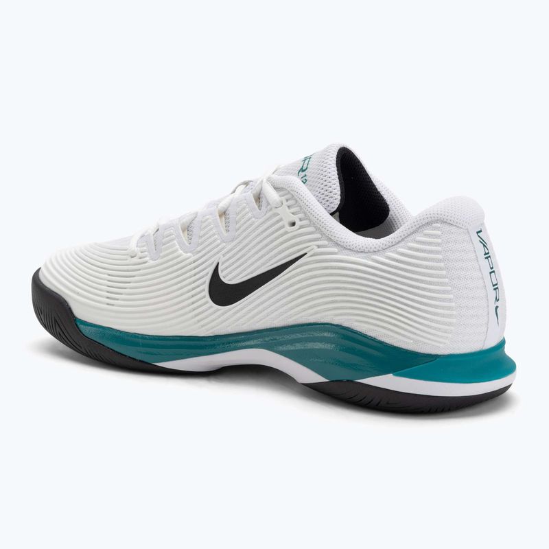 Pánske tenisové topánky Nike Vapor 12 white / black / radiant emerald 3