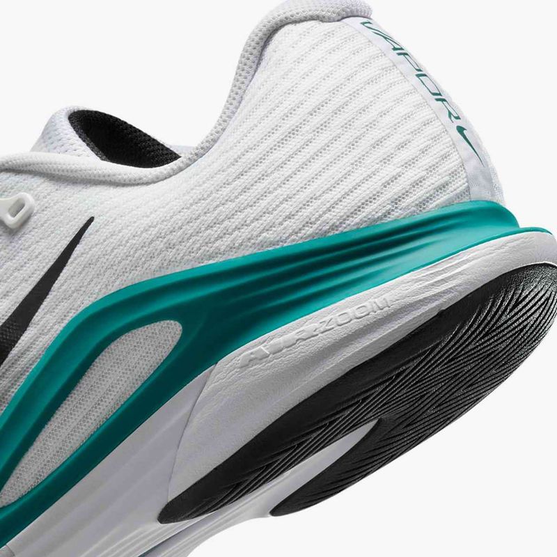 Pánske tenisové topánky Nike Vapor 12 white / black / radiant emerald 9