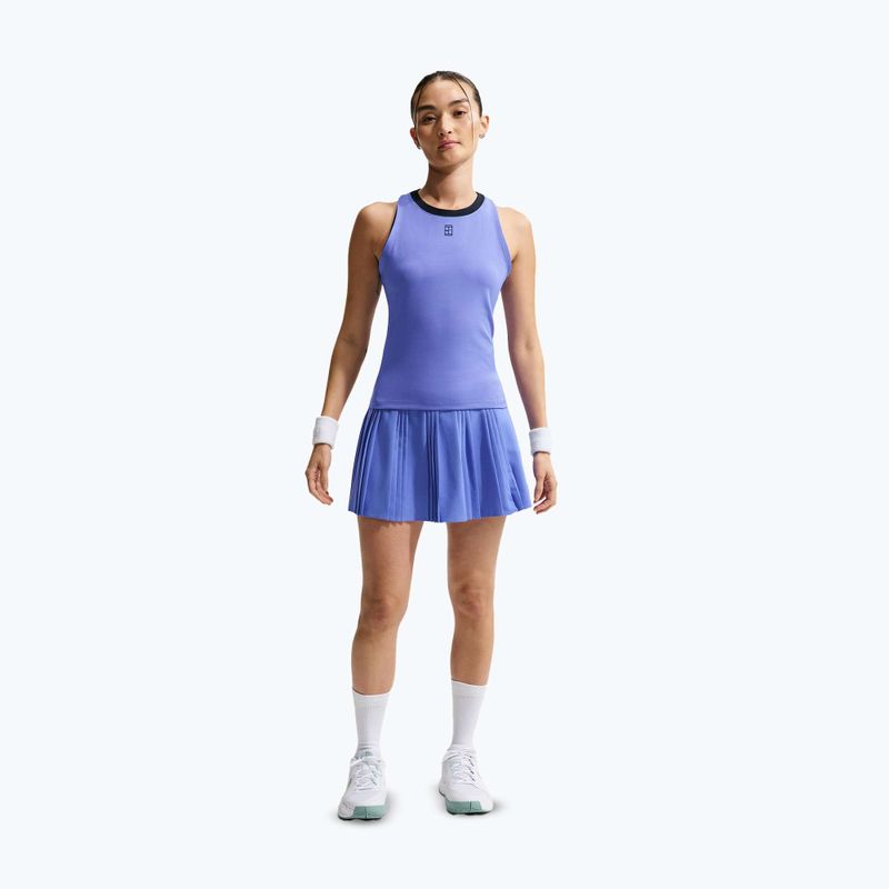 Tenisová sukňa Nike Court Dri-Fit Advantage Pleated sapphire/black 3