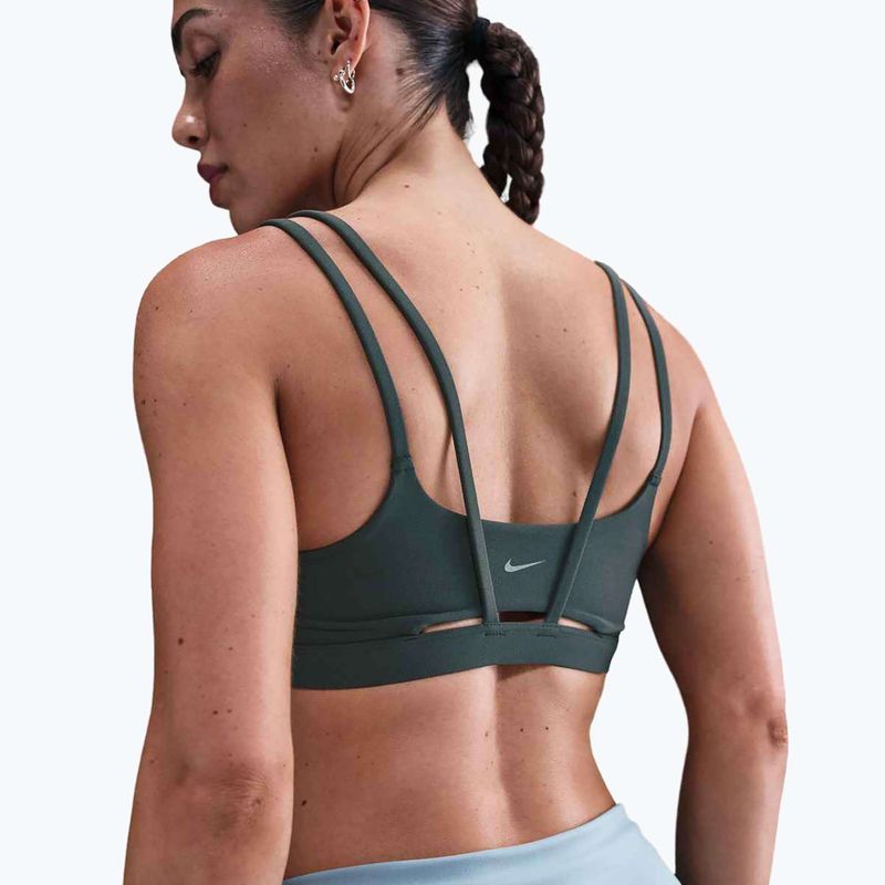 Športová podprsenka Nike Zenvy Strappy seaweed/white 4